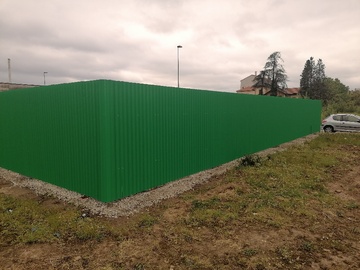 Palissade de chantier à Lyon - TPCM, le spécialiste de la métallerie