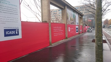 Palissade de chantier à Lyon - TPCM, le spécialiste de la métallerie