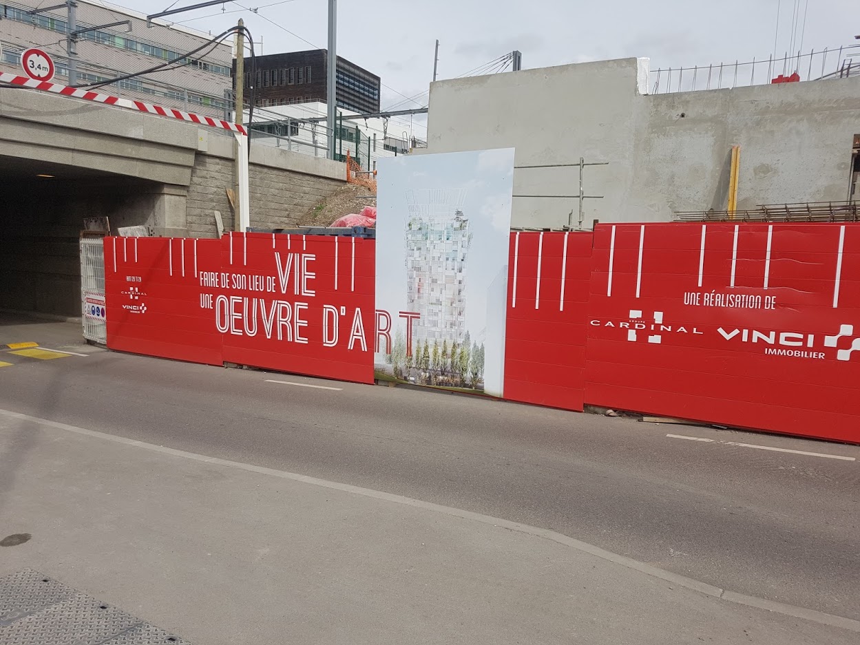 Bardage en tôles ondulées