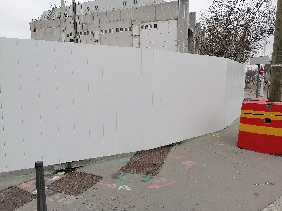 Bardage en tôles lisses