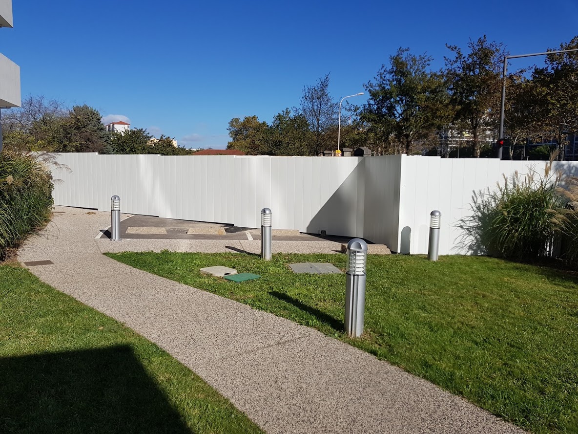 Bardage en tôles lisses