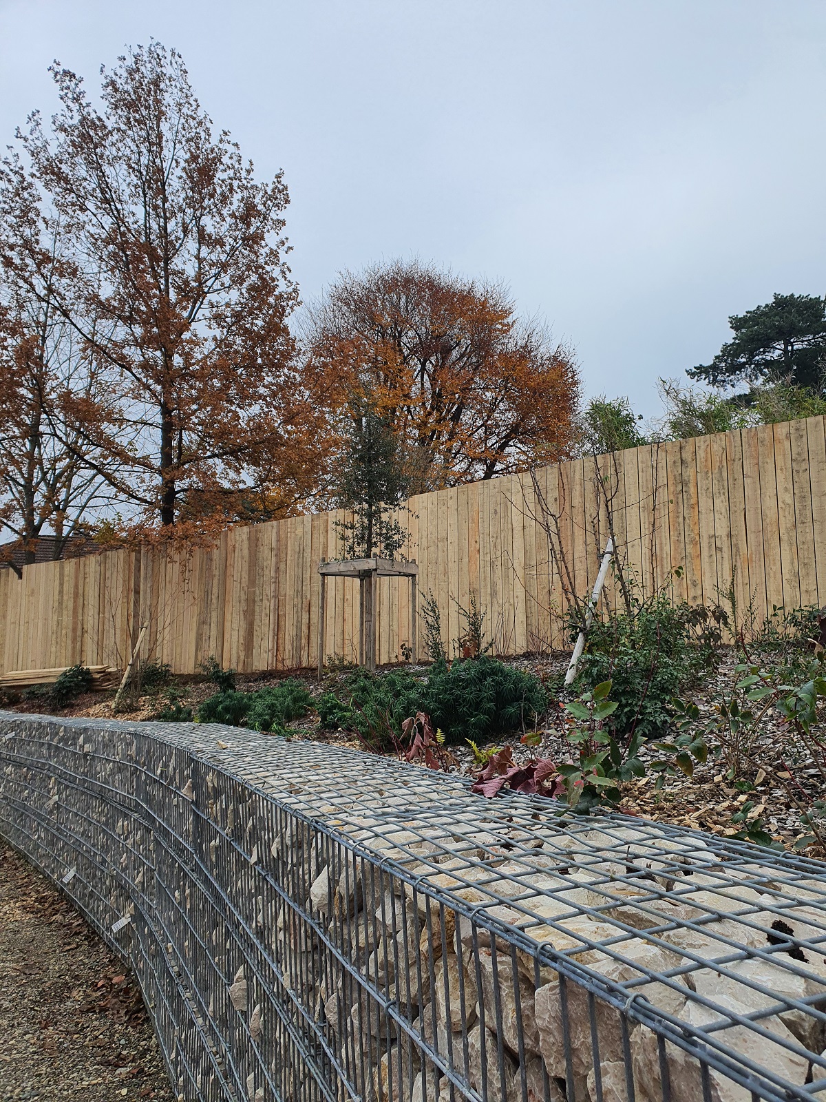 CLOTURE HABILLAGE BOIS