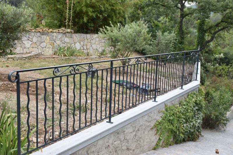 garde-corps en fer forgé