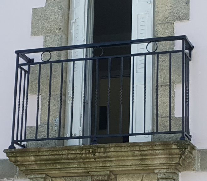 garde-corps en fer forgé